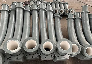 電廠陶瓷耐磨彎頭價格與陶瓷片的關系